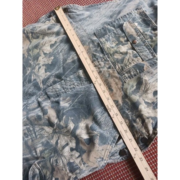 JERZEES Outdoors Camo Overalls Size 40 Mossy Oak Hunting Bibs Workwear Vtg - Picture 7 of 10
